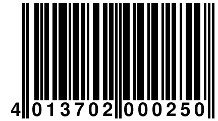 4 013702 000250