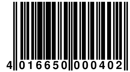 4 016650 000402