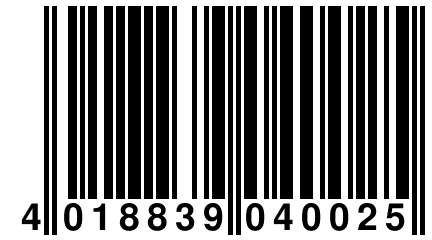 4 018839 040025