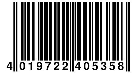 4 019722 405358