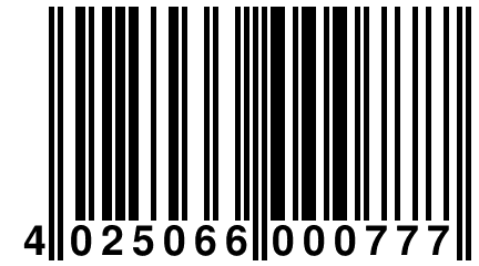 4 025066 000777