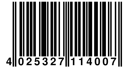 4 025327 114007