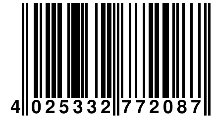 4 025332 772087