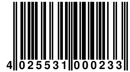 4 025531 000233