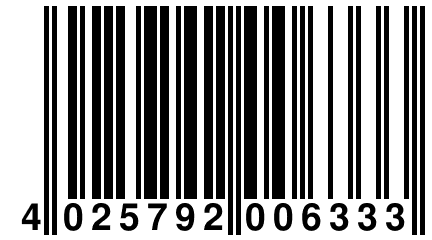 4 025792 006333