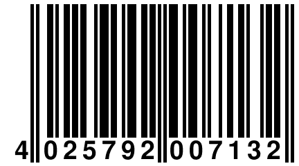 4 025792 007132