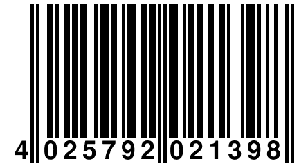 4 025792 021398