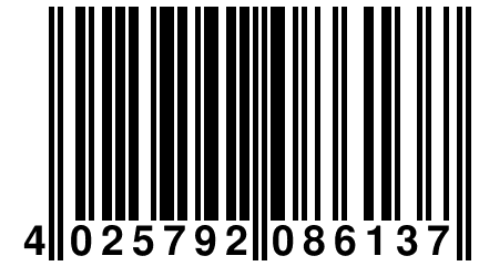 4 025792 086137