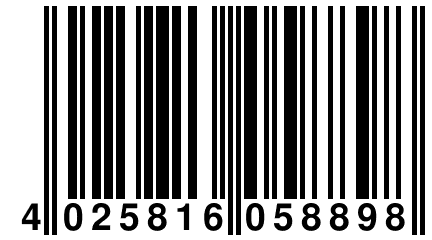 4 025816 058898