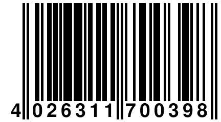 4 026311 700398