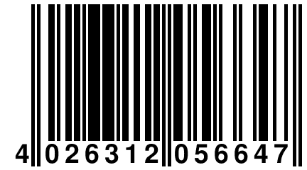 4 026312 056647