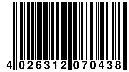 4 026312 070438