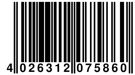 4 026312 075860