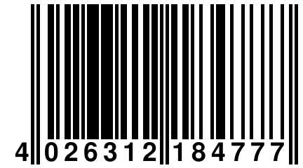 4 026312 184777