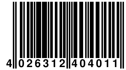 4 026312 404011