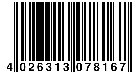 4 026313 078167