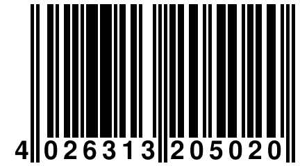 4 026313 205020