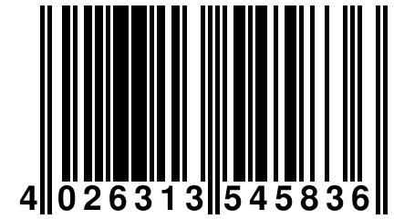 4 026313 545836