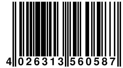 4 026313 560587