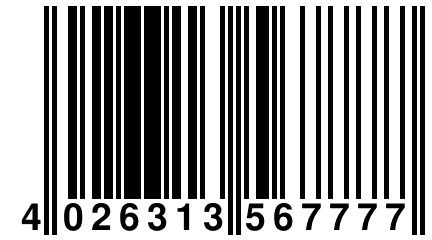 4 026313 567777