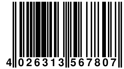 4 026313 567807