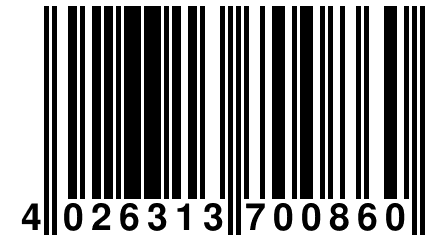 4 026313 700860