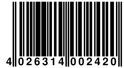 4 026314 002420