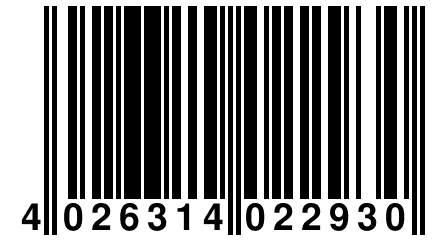 4 026314 022930