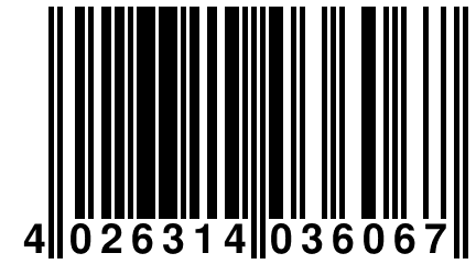 4 026314 036067