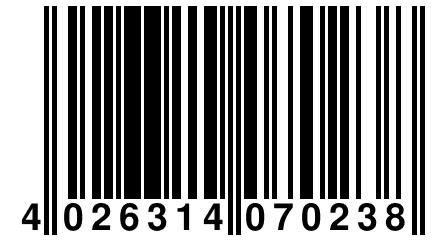 4 026314 070238