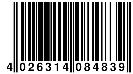 4 026314 084839