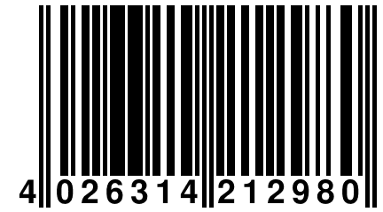 4 026314 212980