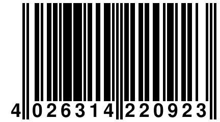 4 026314 220923