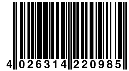 4 026314 220985