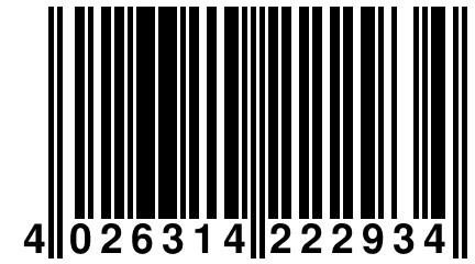 4 026314 222934