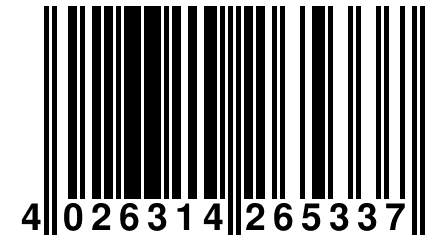 4 026314 265337