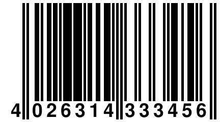 4 026314 333456