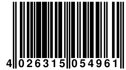 4 026315 054961