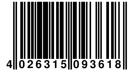 4 026315 093618