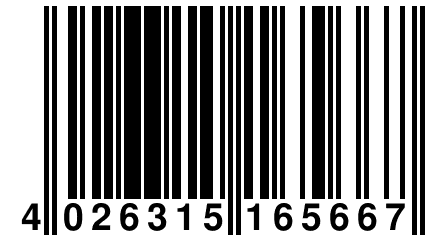 4 026315 165667