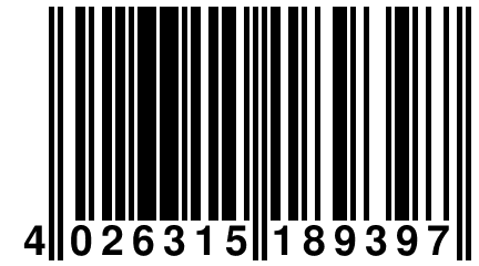 4 026315 189397