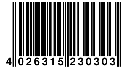 4 026315 230303