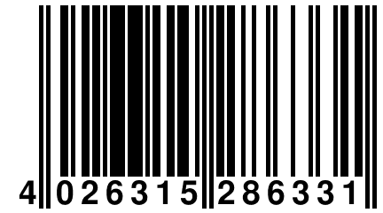 4 026315 286331