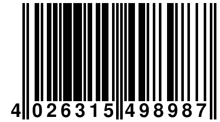 4 026315 498987