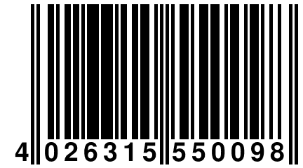 4 026315 550098