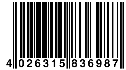 4 026315 836987