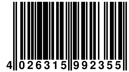 4 026315 992355