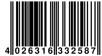 4 026316 332587