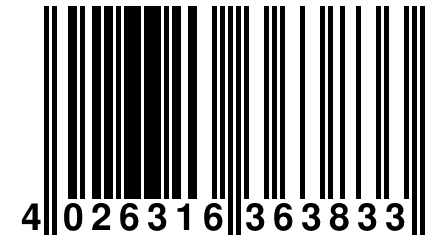 4 026316 363833