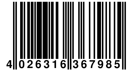 4 026316 367985